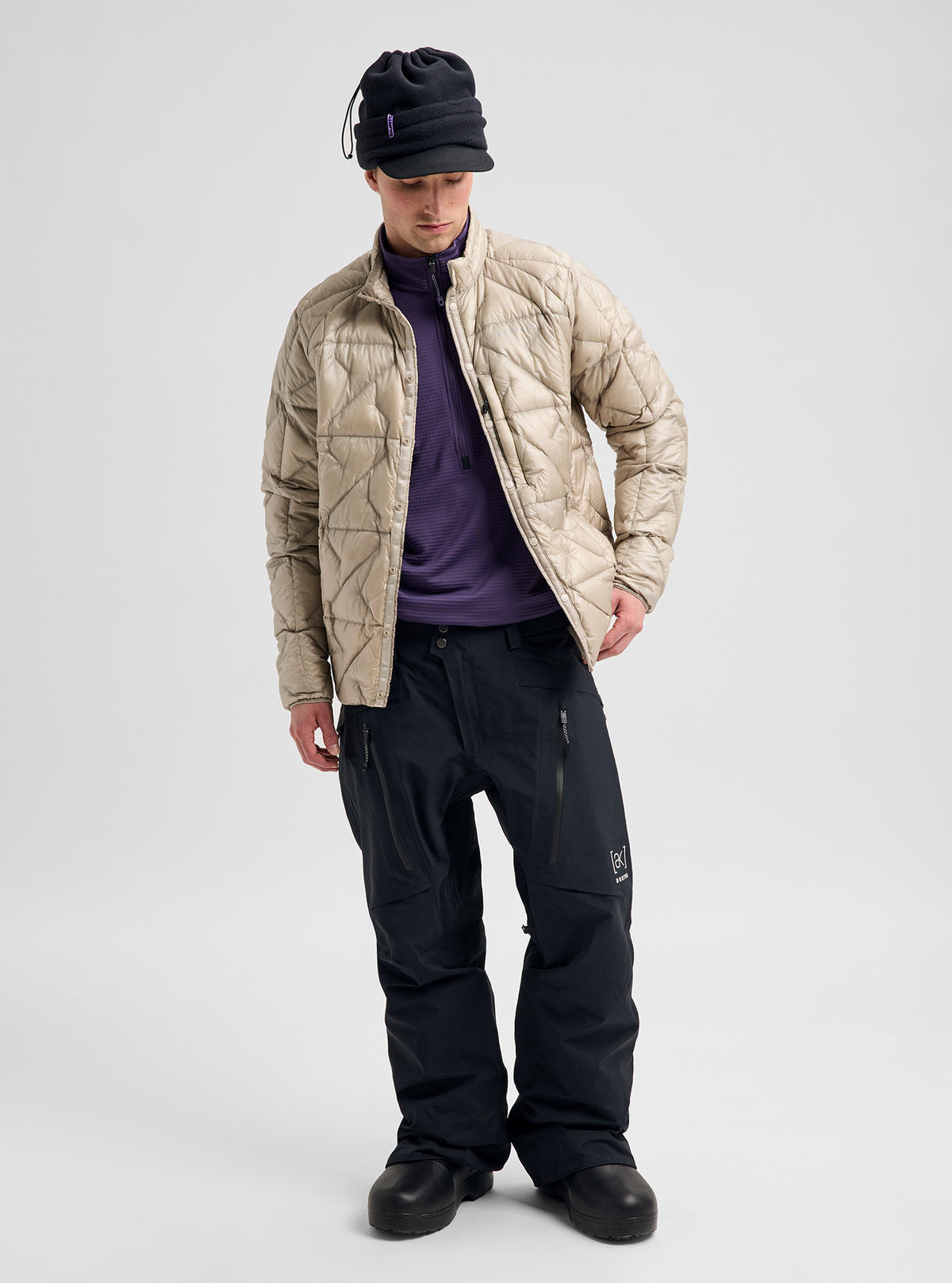 Men's Burton [ak] Swash Insulated GORE-TEX 2L Pants - True Black - Burton Pants Outerwear - alternate view 2