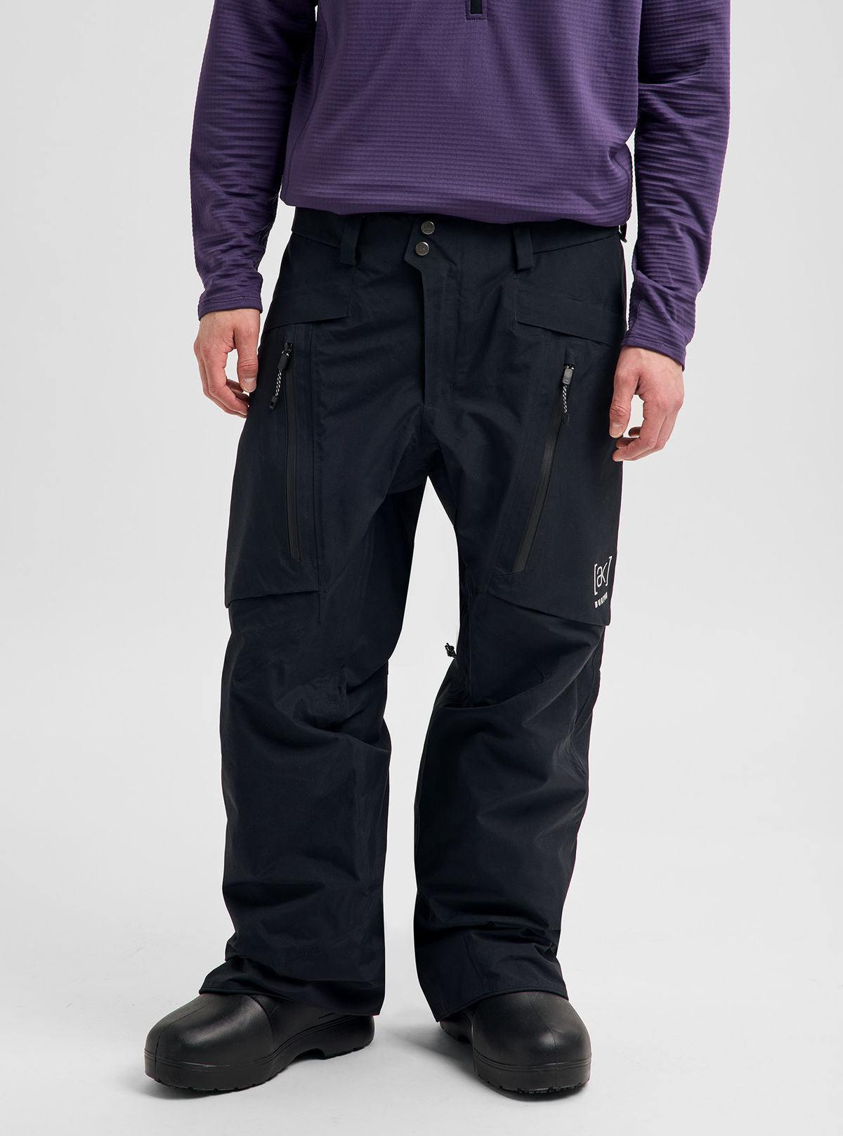 Men's Burton [ak] Swash Insulated GORE-TEX 2L Pants - True Black - Burton Pants Outerwear - alternate view 3