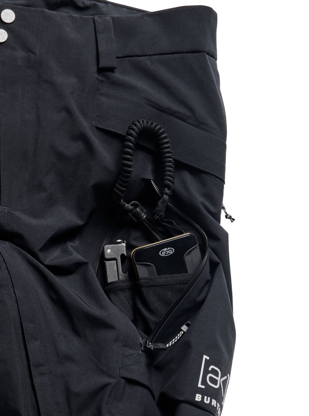 Men's Burton [ak] Swash Insulated GORE-TEX 2L Pants - True Black - Burton Pants Outerwear - alternate view 6