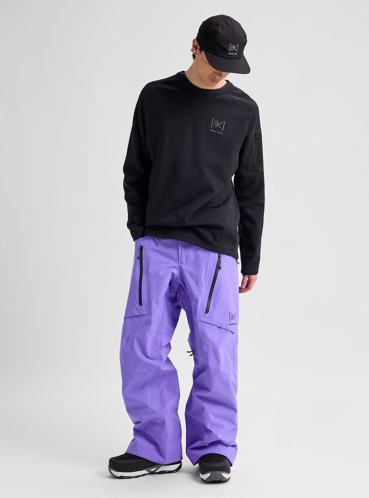 Men's Burton [ak] Swash Insulated GORE-TEX 2L Pants - Purple Voltage - Burton Pants Outerwear - alternate view 2