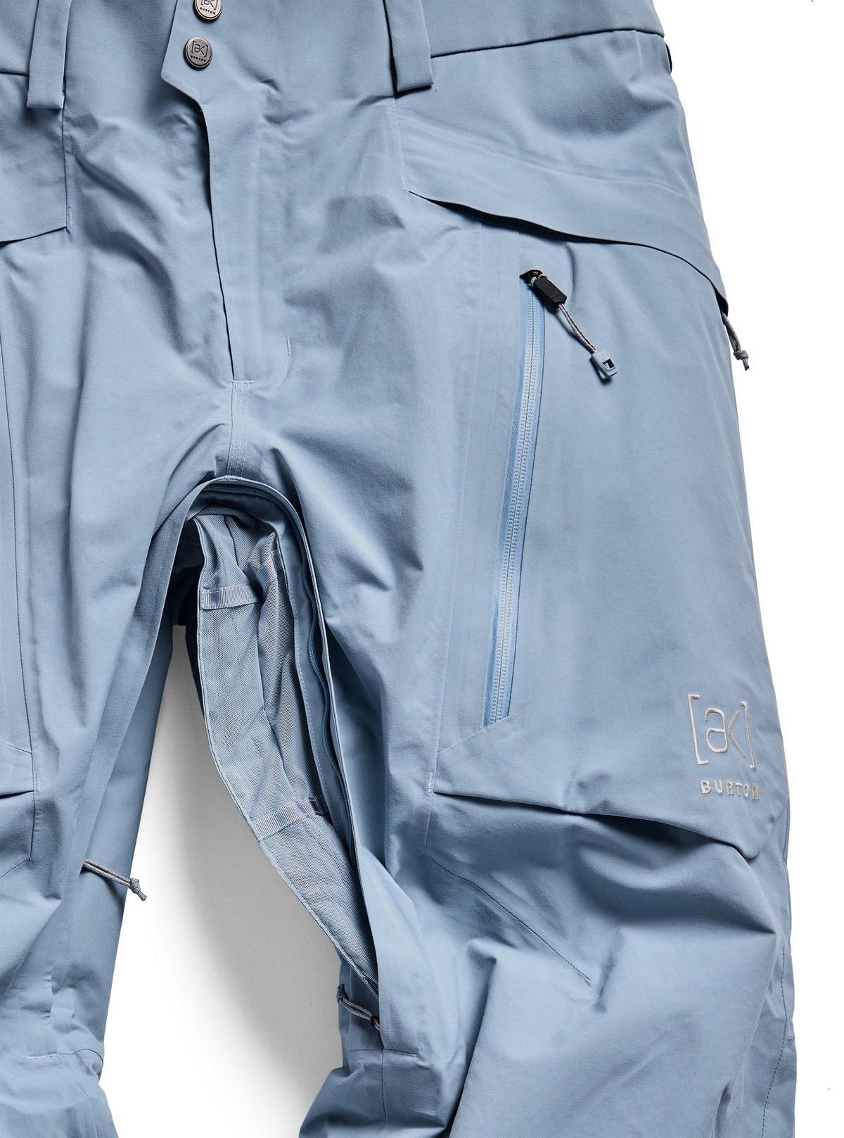 Men's Burton [ak] Swash Insulated GORE-TEX 2L Pants - Airstream Blue - Burton Pants Outerwear - alternate view 5