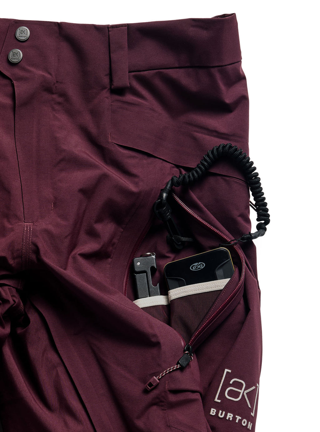 Men's Burton [ak] Swash Insulated GORE-TEX 2L Pants - Rum Raisin - Burton Pants Outerwear - alternate view 6