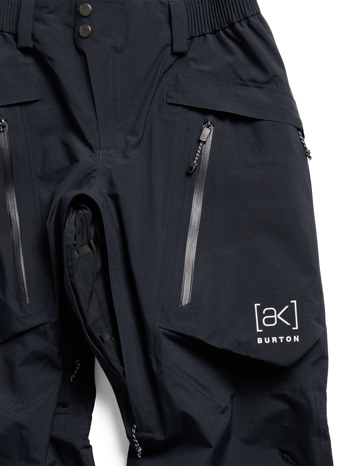 Women's Burton [ak] Insulated Swash GORE-TEX 2L Pants - True Black - Burton Pants Outerwear - alternate view 5