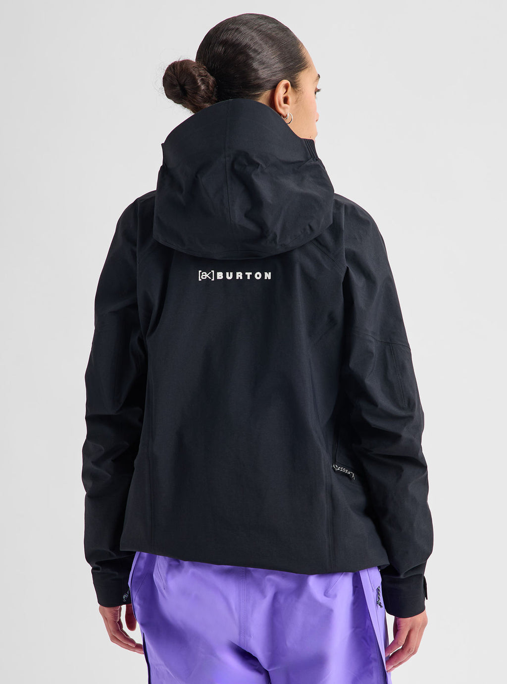 Women's Burton [ak] Cyclic GORE-TEX 2L Anorak - True Black - Burton Anorak Outerwear - alternate view 4
