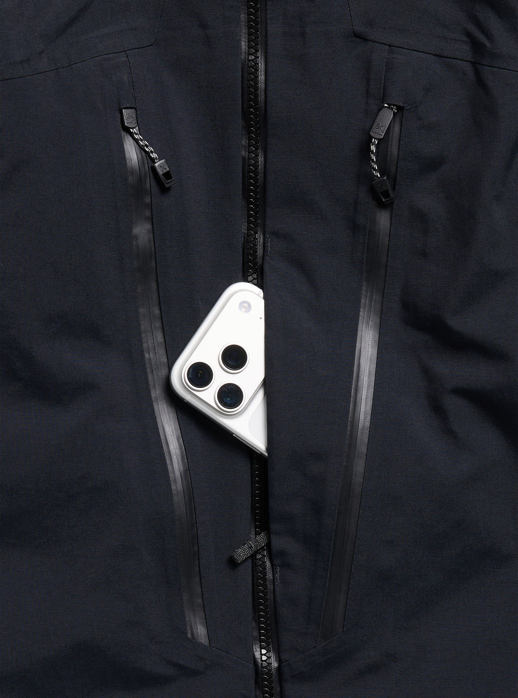 Women's Burton [ak] Cyclic GORE-TEX 2L Anorak - True Black - Burton Anorak Outerwear - alternate view 5