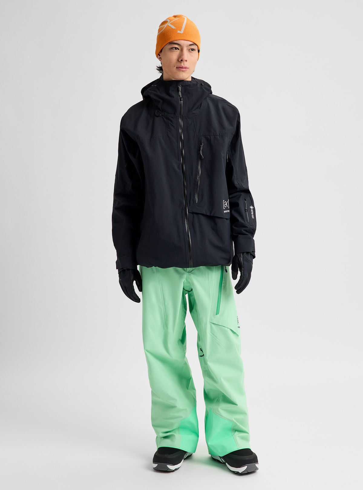 Men's Burton [ak] Cyclic GORE-TEX 2L Jacket - True Black - Burton Jacket Outerwear - alternate view 2