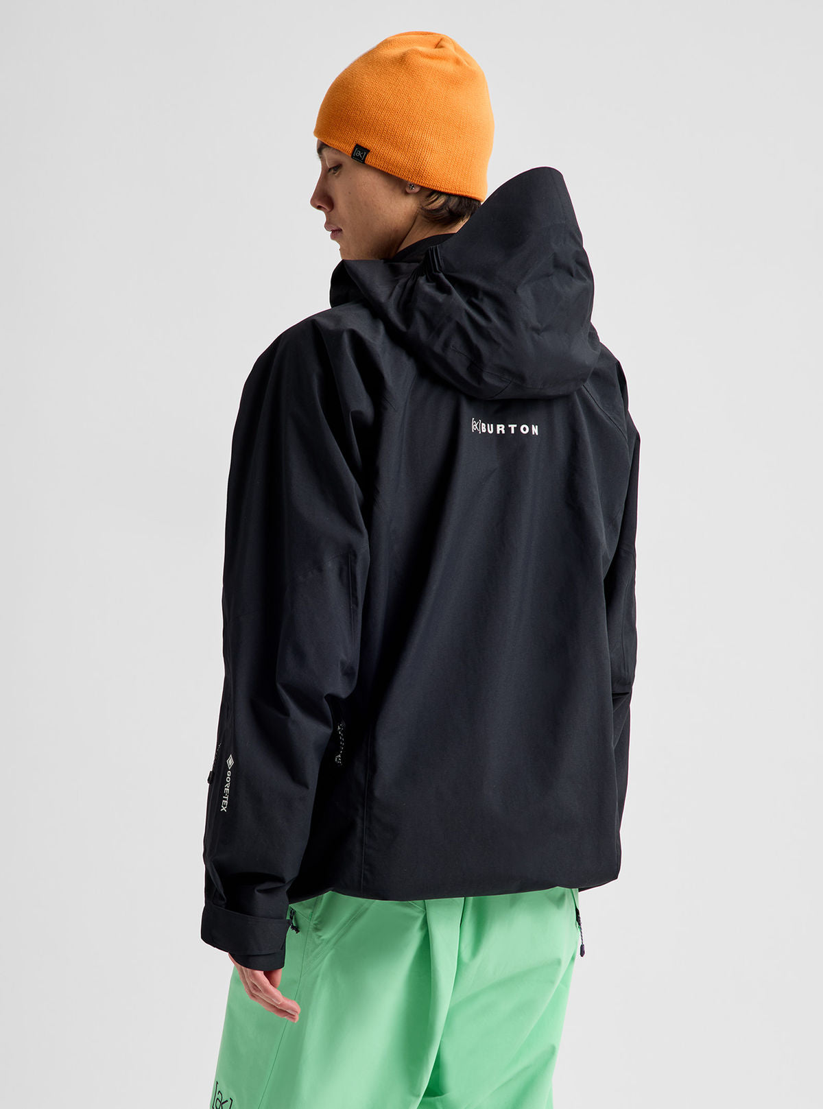 Men's Burton [ak] Cyclic GORE-TEX 2L Jacket - True Black - Burton Jacket Outerwear - alternate view 4