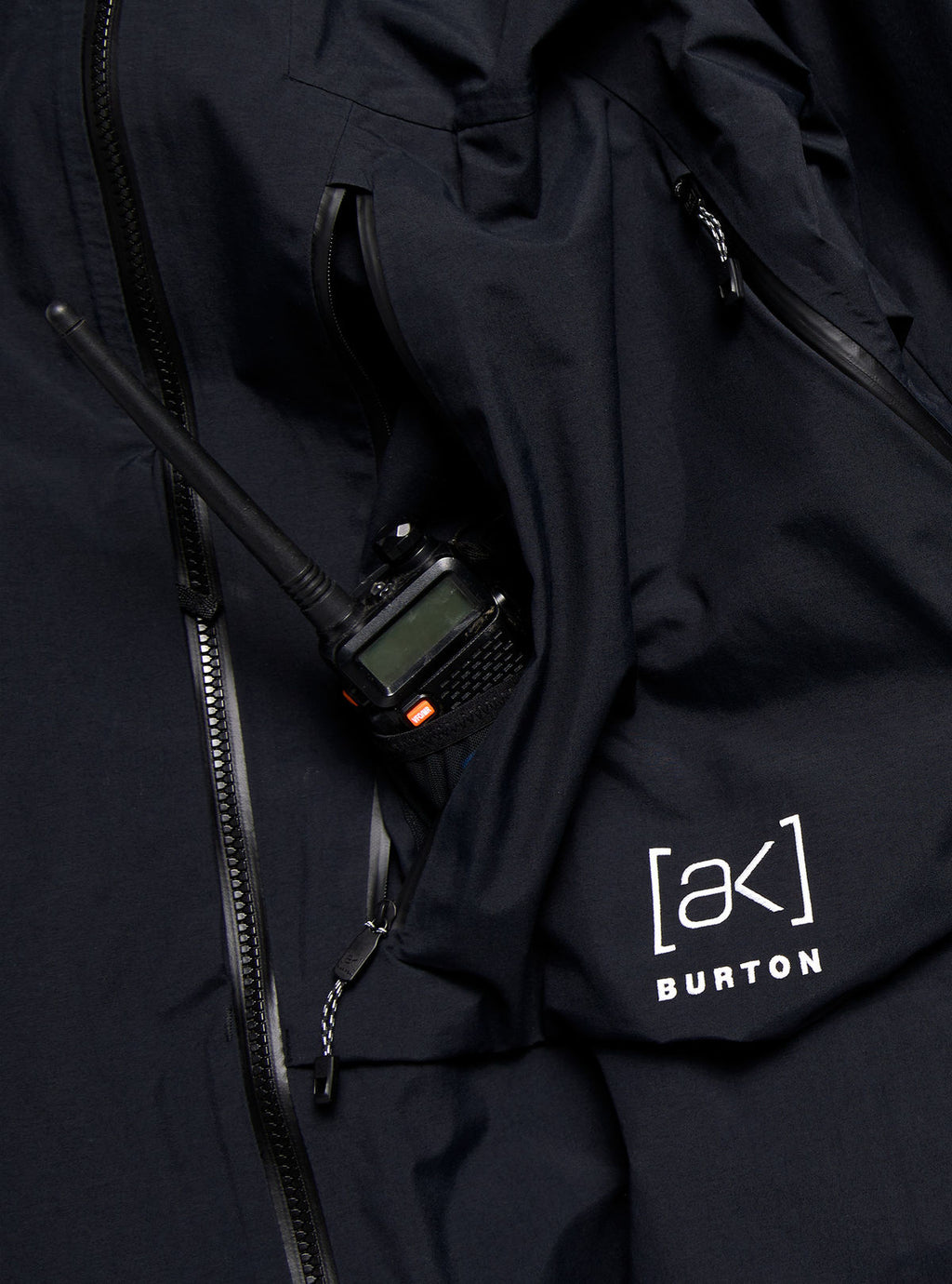 Men's Burton [ak] Cyclic GORE-TEX 2L Jacket - True Black - Burton Jacket Outerwear - alternate view 5