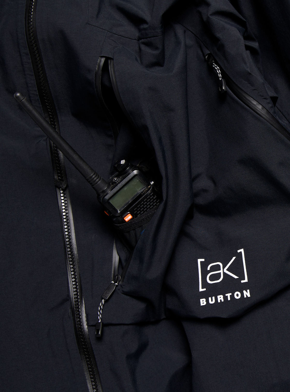 Men's Burton [ak] Cyclic GORE-TEX 2L Jacket - True Black - Burton Jacket Outerwear - alternate view 5