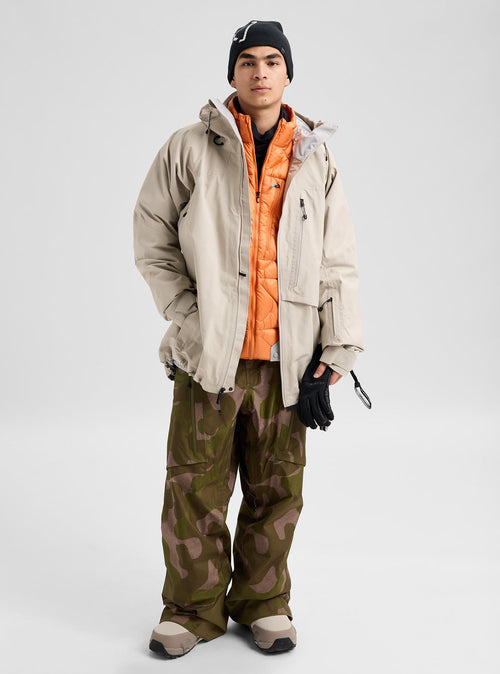 Men's Burton [ak] Cyclic GORE-TEX 2L Jacket - Chinchilla Gray - Burton Jacket Outerwear