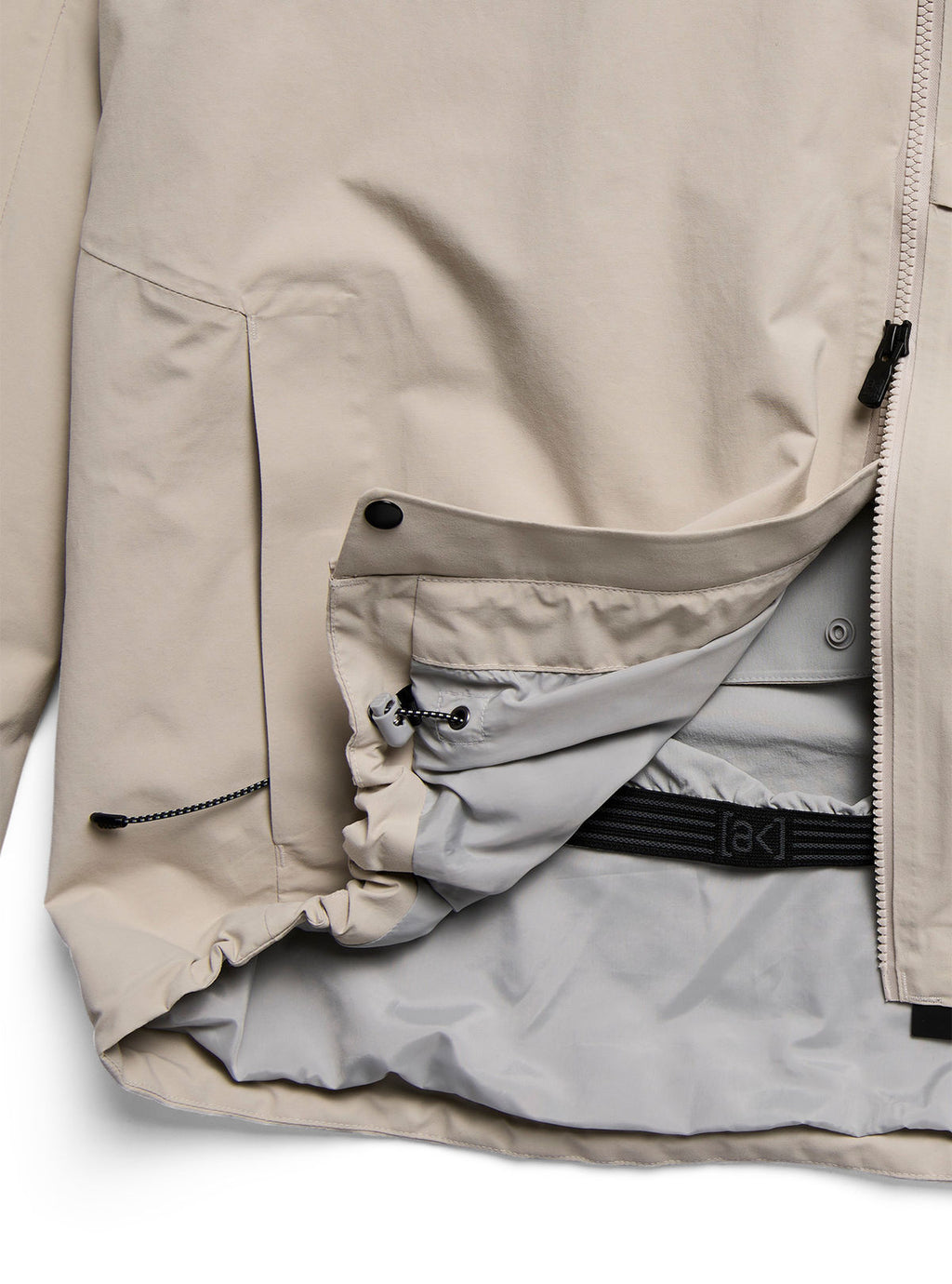 Men's Burton [ak] Cyclic GORE-TEX 2L Jacket - Chinchilla Gray - Burton Jacket Outerwear - alternate view 6