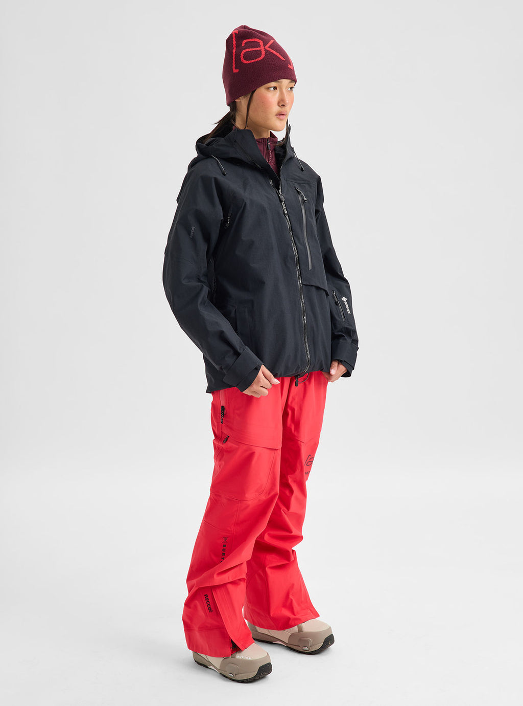 Women's Burton [ak] Cyclic GORE-TEX 2L Jacket - True Black - Burton Jacket Outerwear - alternate view 2