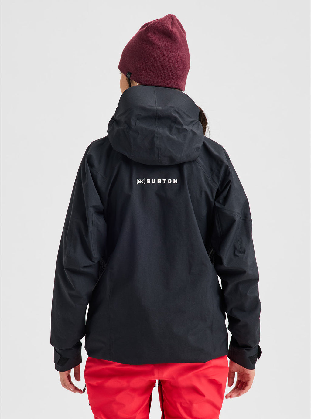 Women's Burton [ak] Cyclic GORE-TEX 2L Jacket - True Black - Burton Jacket Outerwear - alternate view 4