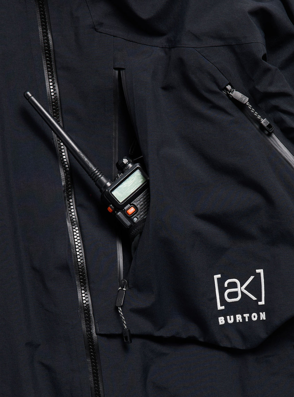 Women's Burton [ak] Cyclic GORE-TEX 2L Jacket - True Black - Burton Jacket Outerwear - alternate view 5