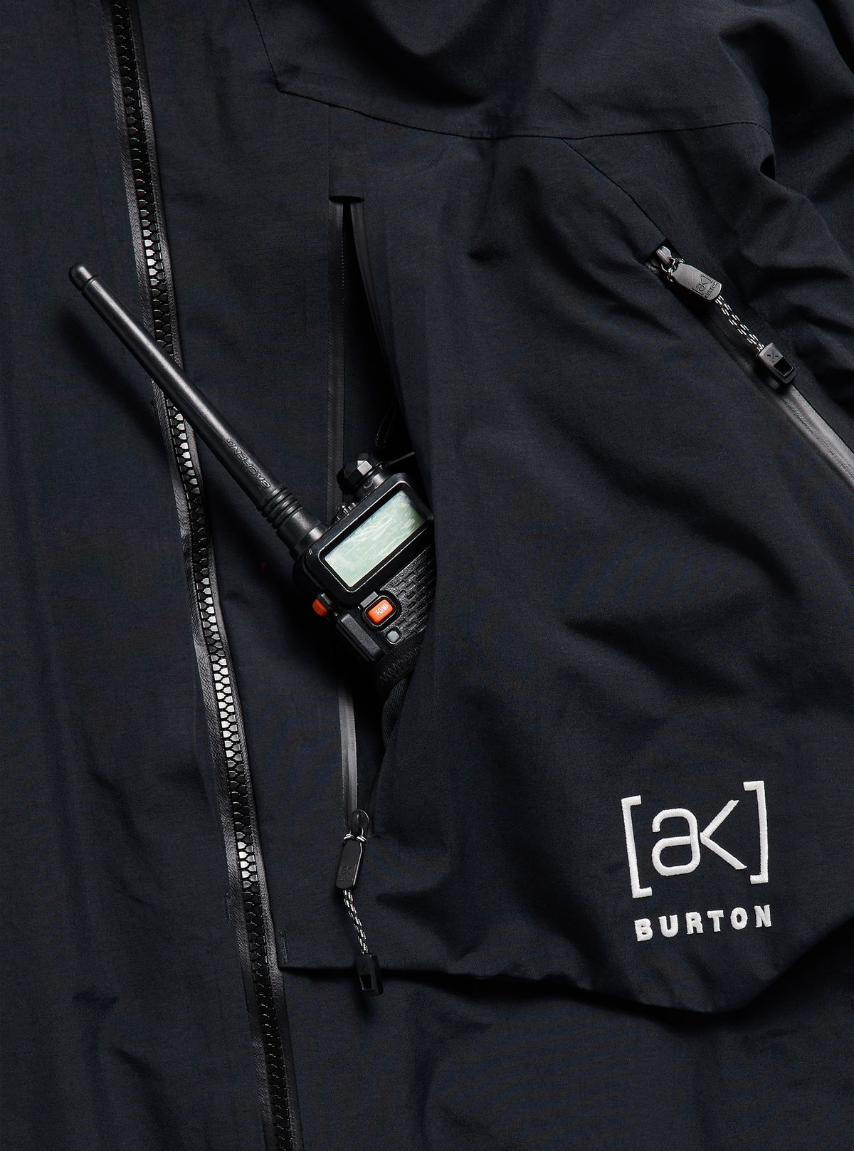Women's Burton [ak] Cyclic GORE-TEX 2L Jacket - True Black - Burton Jacket Outerwear - alternate view 5