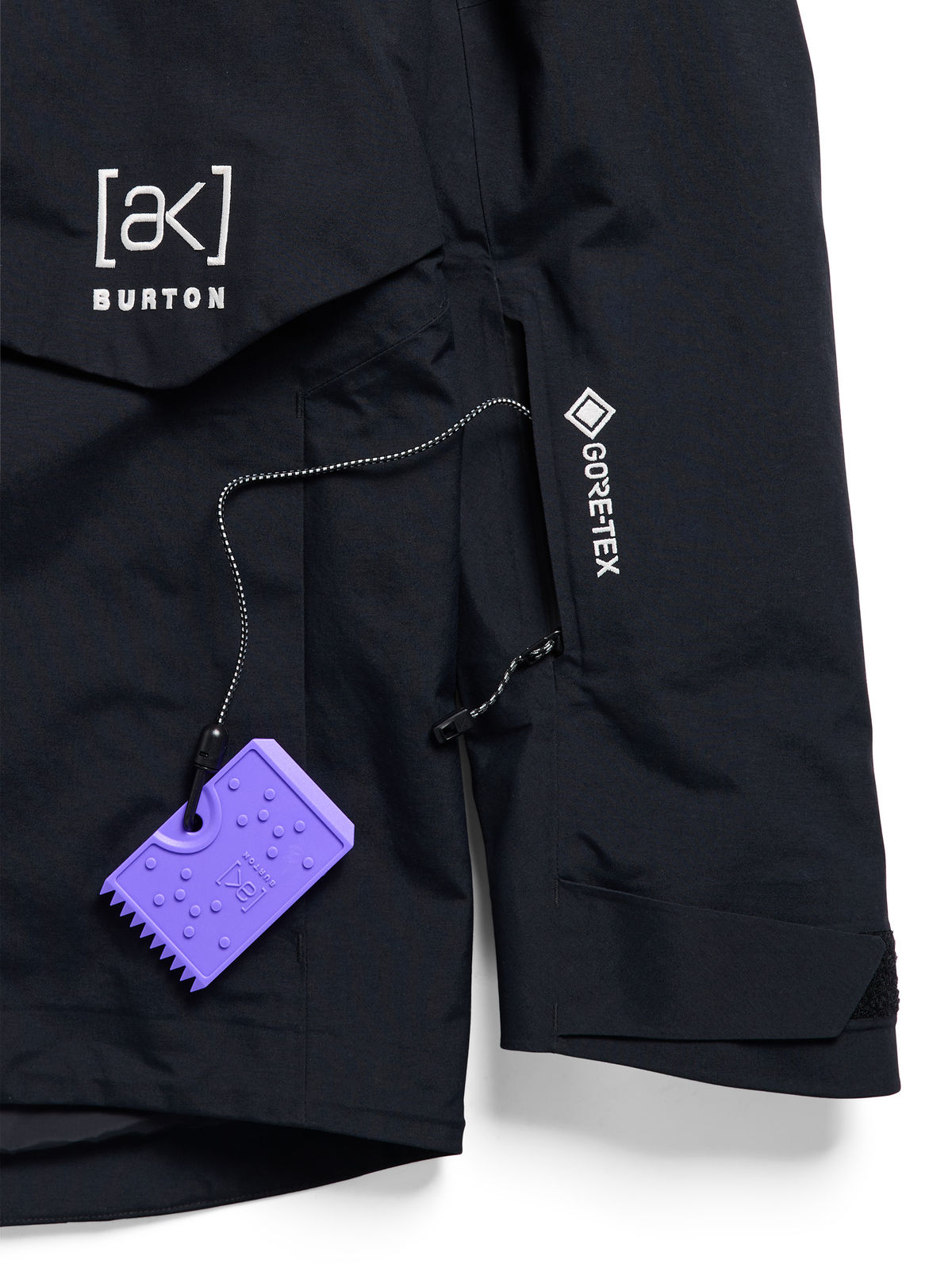 Women's Burton [ak] Cyclic GORE-TEX 2L Jacket - True Black - Burton Jacket Outerwear - alternate view 6