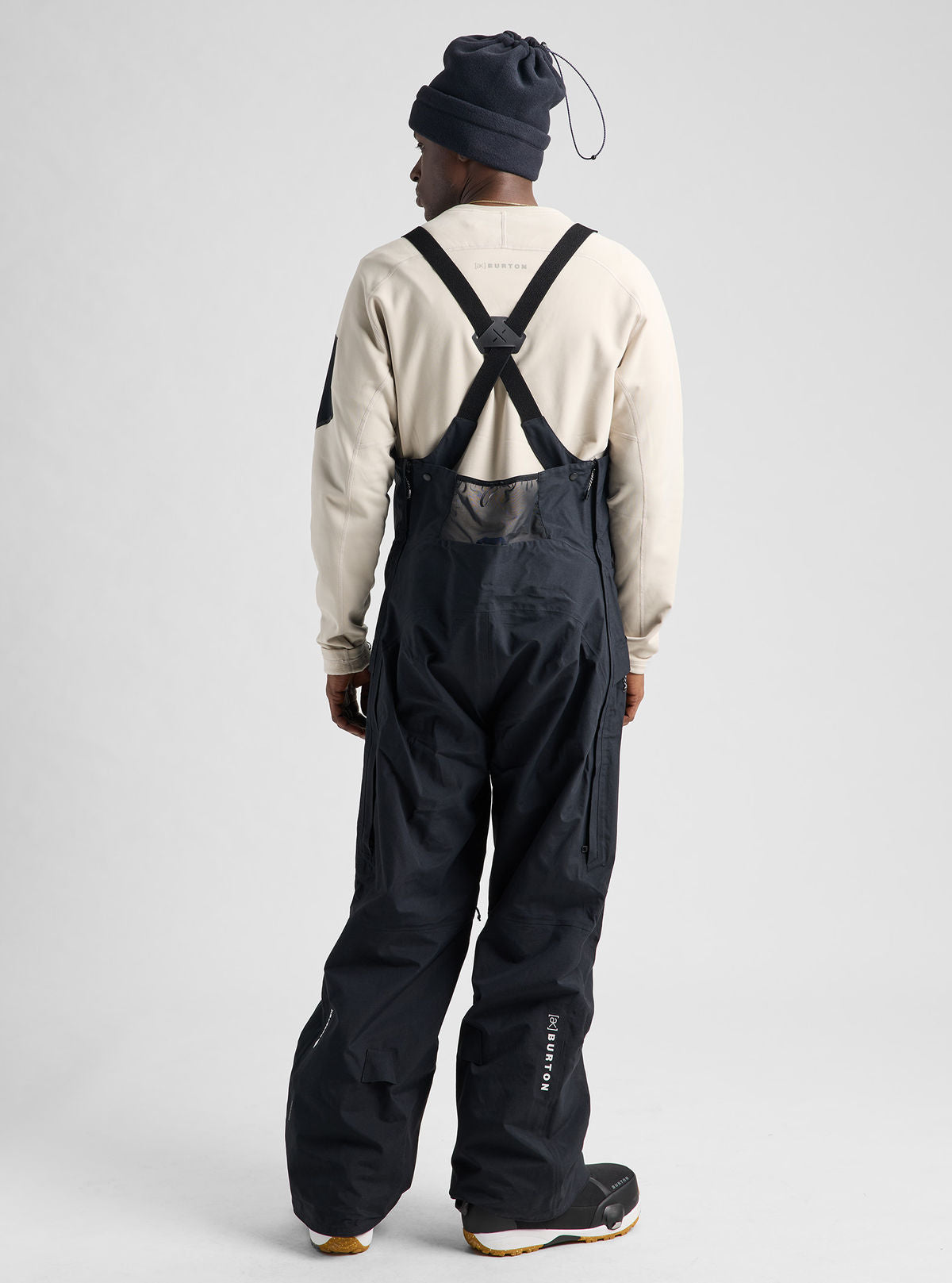 Men's Burton [ak] Cyclic GORE-TEX 2L Bib Pants - True Black - Burton Bibs Outerwear - alternate view 4