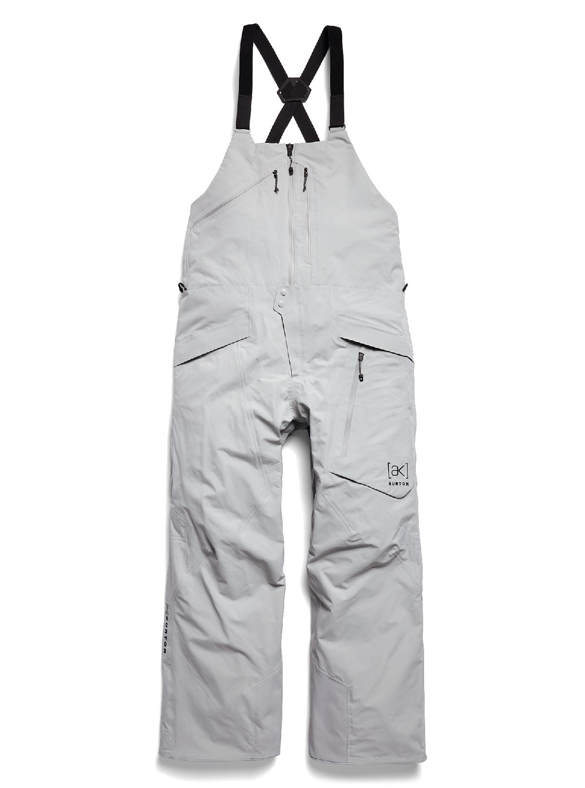 Men's Burton [ak] Cyclic GORE-TEX 2L Bib Pants - Apparition Gray - Burton Bibs Outerwear