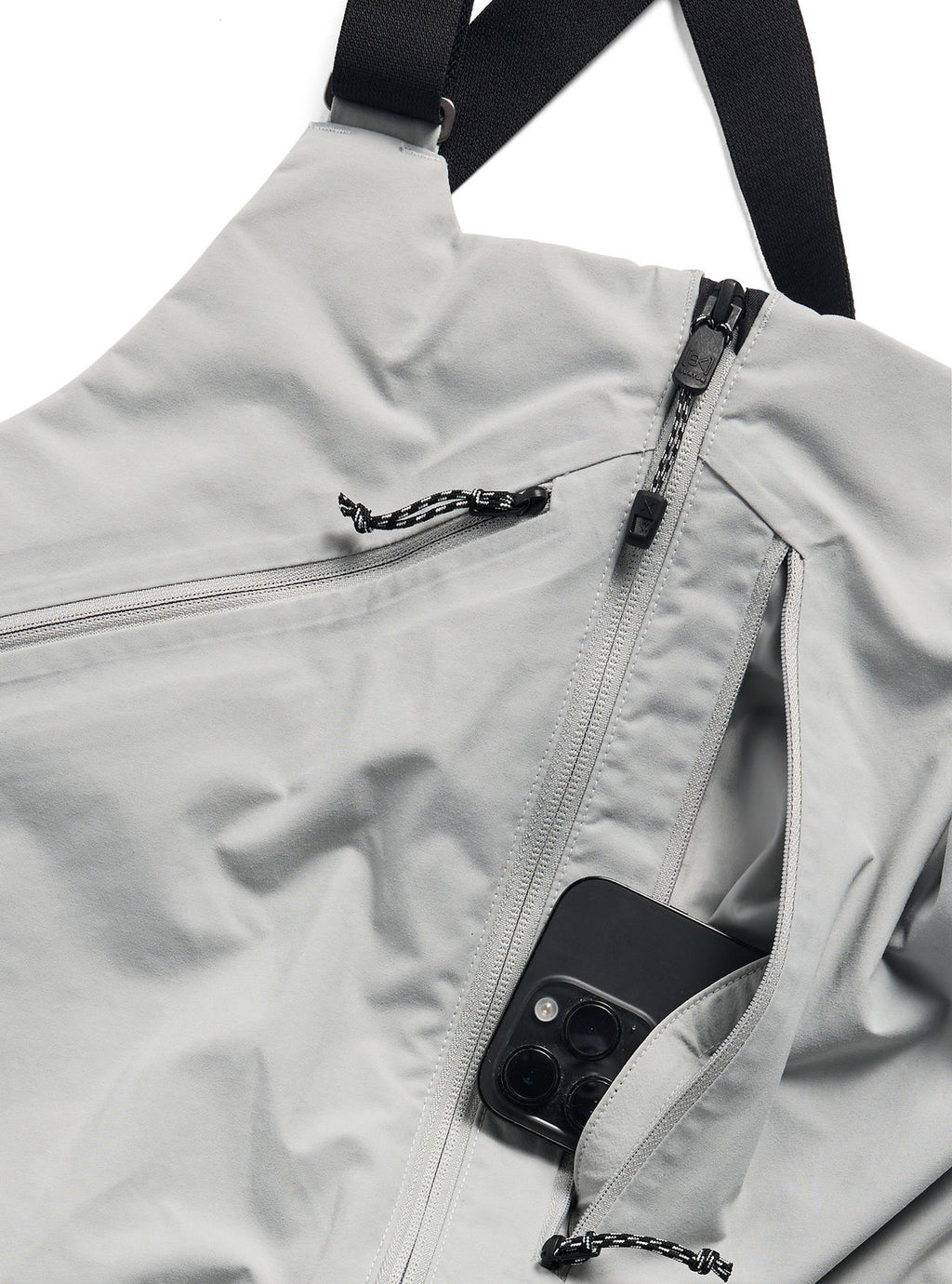 Men's Burton [ak] Cyclic GORE-TEX 2L Bib Pants - Apparition Gray - Burton Bibs Outerwear - alternate view 6