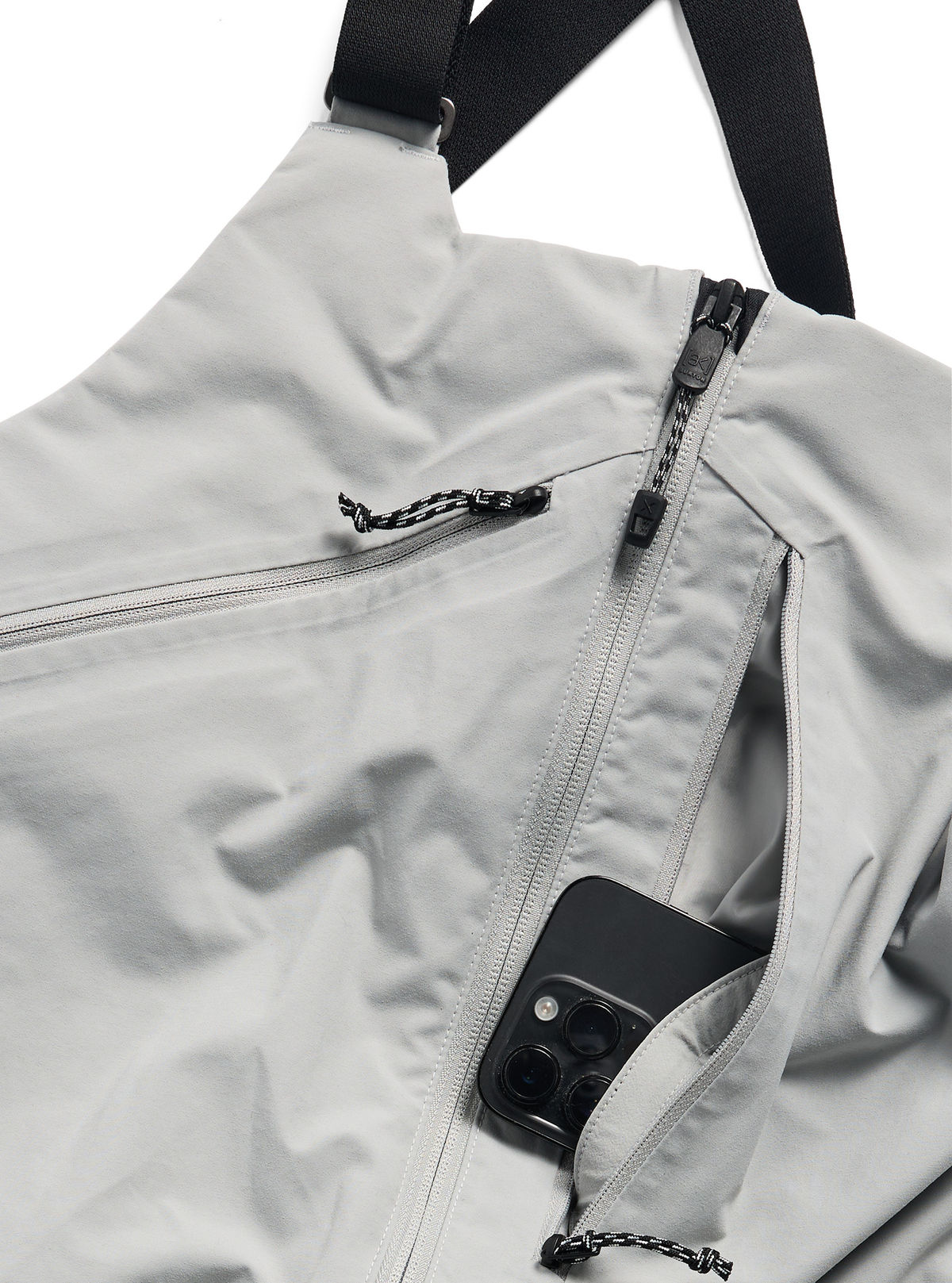 Men's Burton [ak] Cyclic GORE-TEX 2L Bib Pants - Apparition Gray - Burton Bibs Outerwear - alternate view 6