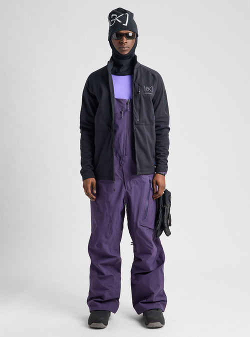 Men's Burton [ak] Cyclic GORE-TEX 2L Bib Pants - Nightshade Purple Regular - Burton Bibs Outerwear