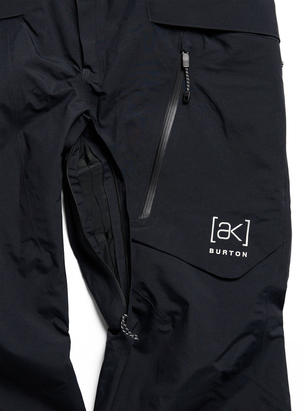 Women's Burton [ak] Cyclic GORE-TEX 2L Bib Pants - True Black - Burton Bibs Outerwear - alternate view 5