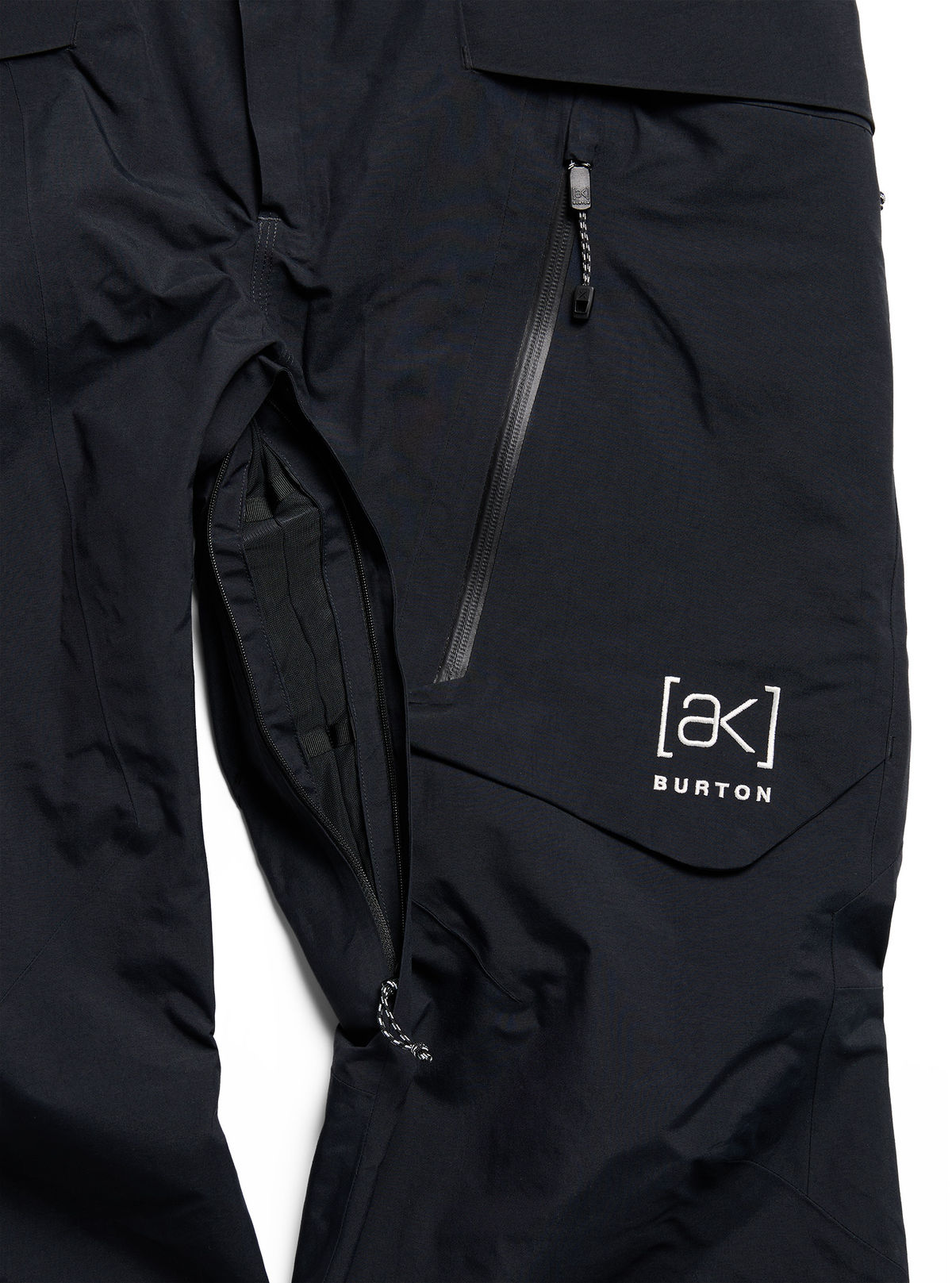 Women's Burton [ak] Cyclic GORE-TEX 2L Bib Pants - True Black - Burton Bibs Outerwear - alternate view 5