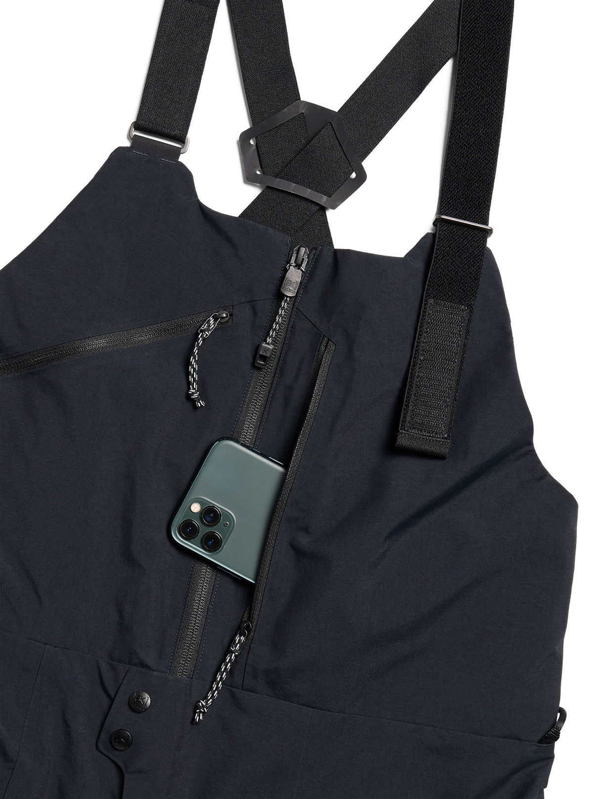 Women's Burton [ak] Cyclic GORE-TEX 2L Bib Pants - True Black - Burton Bibs Outerwear - alternate view 6