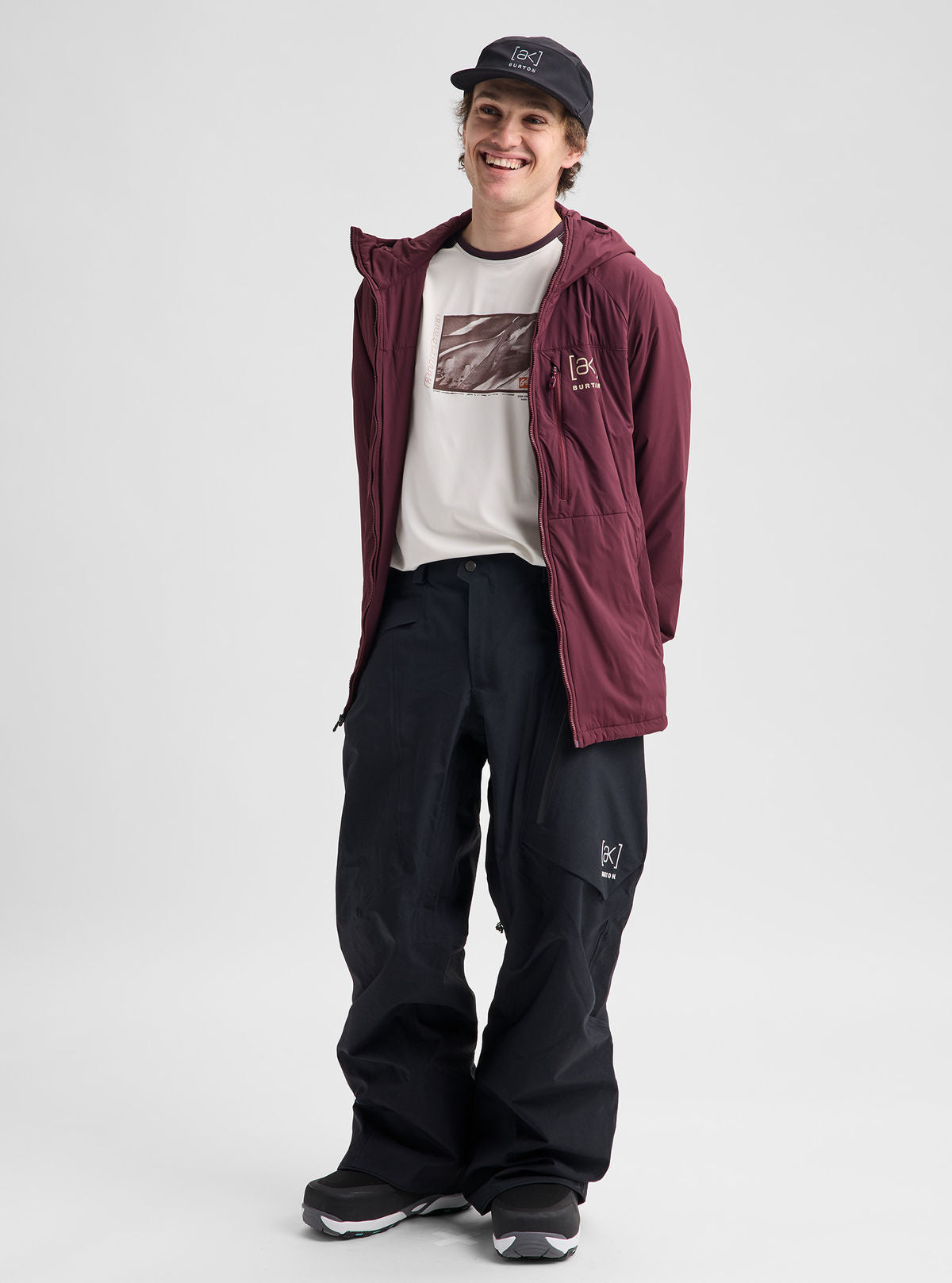 Men's Burton [ak] Cyclic GORE-TEX 2L Pants - True Black - Burton Pants Outerwear - alternate view 2