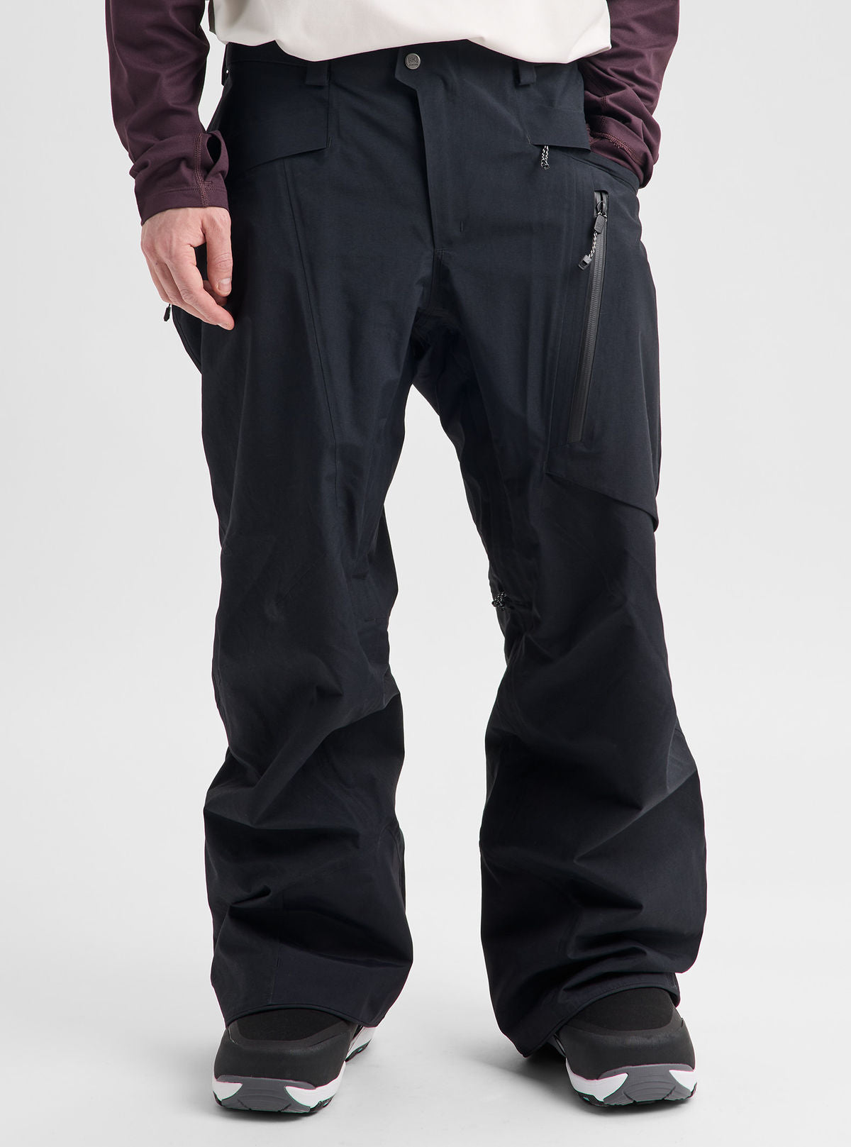 Men's Burton [ak] Cyclic GORE-TEX 2L Pants - True Black - Burton Pants Outerwear - alternate view 3