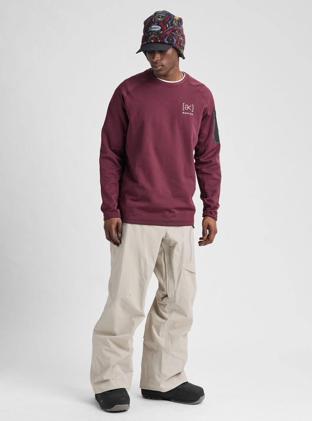 Men's Burton [ak] Cyclic GORE-TEX 2L Pants - Chinchilla Gray - Burton Pants Outerwear - alternate view 2