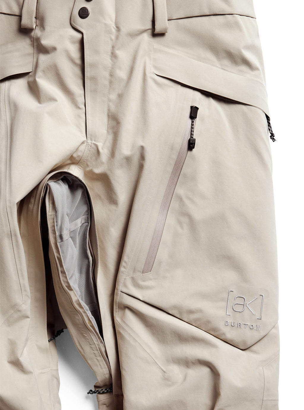 Men's Burton [ak] Cyclic GORE-TEX 2L Pants - Chinchilla Gray - Burton Pants Outerwear - alternate view 5