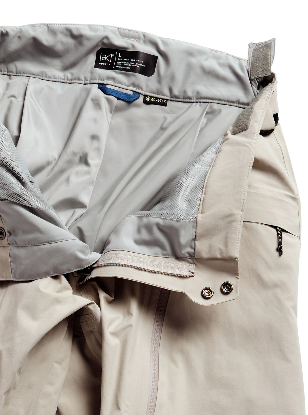 Men's Burton [ak] Cyclic GORE-TEX 2L Pants - Chinchilla Gray - Burton Pants Outerwear - alternate view 7