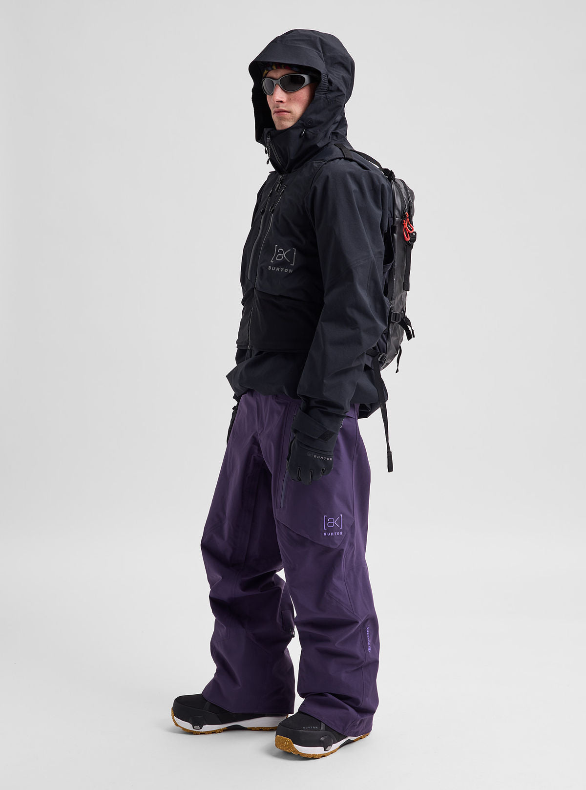 Men's Burton [ak] Cyclic GORE-TEX 2L Pants - Nightshade Purple - Burton Pants Outerwear - alternate view 2