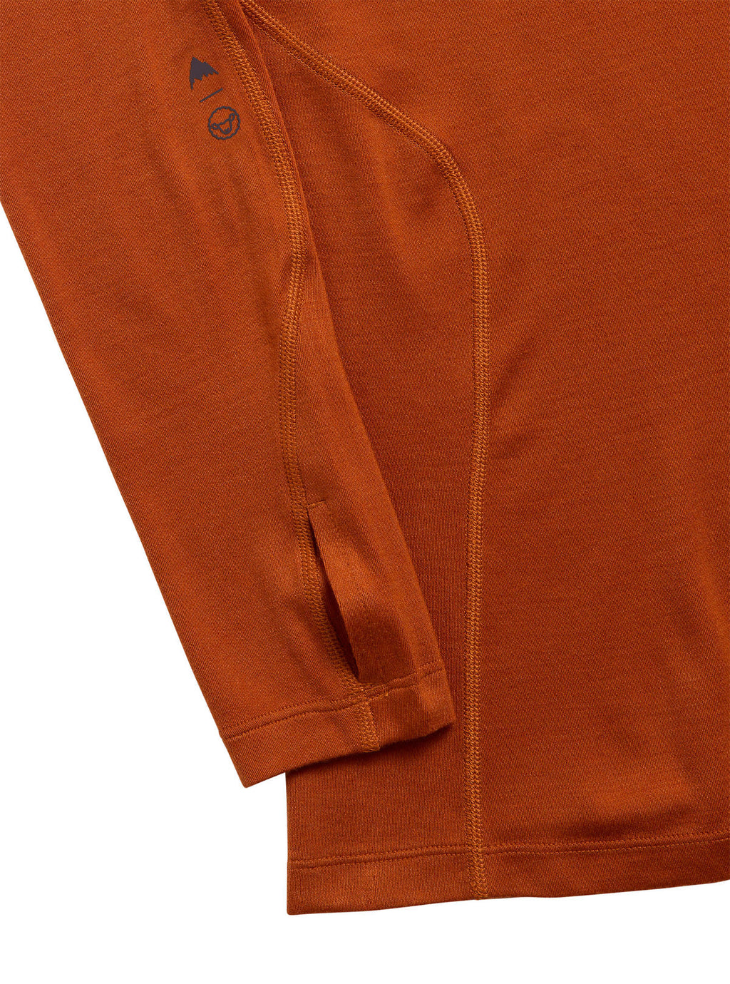Women's Burton Merino Blend Midweight Base Layer Crew - Spiced Chai - Burton Crew Neck Base - alternate view 2