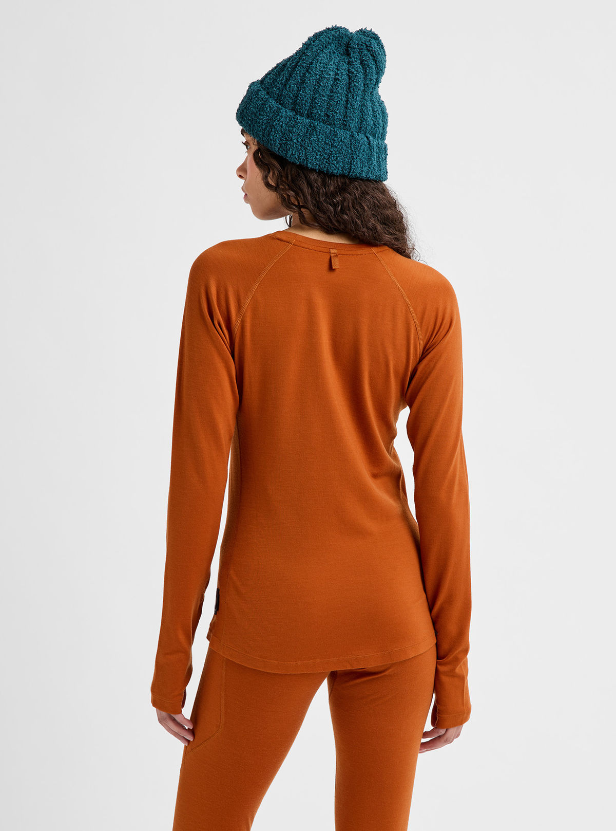 Women's Burton Merino Blend Midweight Base Layer Crew - Spiced Chai - Burton Crew Neck Base - alternate view 5