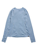 Women's Burton Merino Blend Midweight Base Layer Crew - Airstream Blue - Burton Crew Neck Base