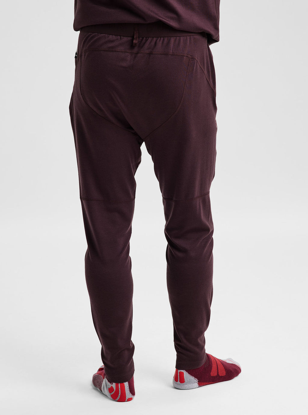 Men's Burton Merino Blend Midweight Base Layer Pants - Bear Hug Brown - Burton Pants Base - alternate view 5