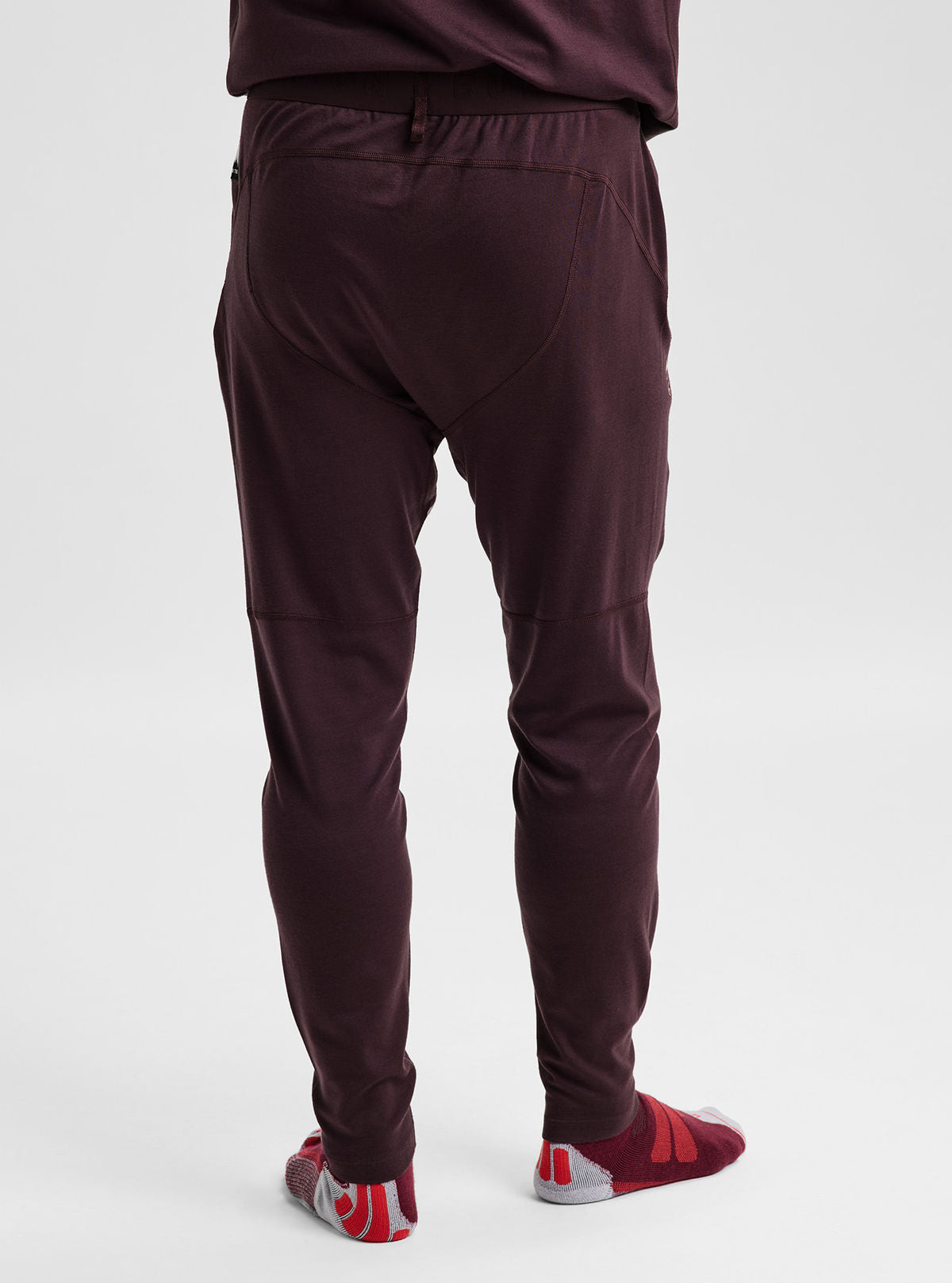 Men's Burton Merino Blend Midweight Base Layer Pants - Bear Hug Brown - Burton Pants Base - alternate view 5