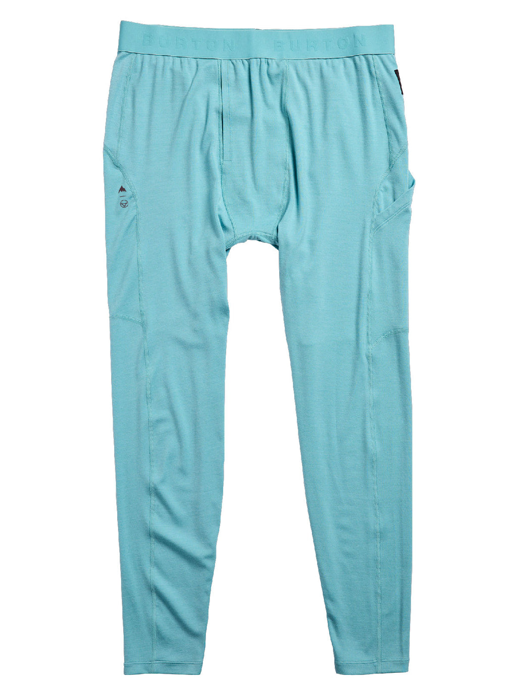 Men's Burton Merino Blend Midweight Base Layer Pants - Mineral Blue - Burton Pants Base