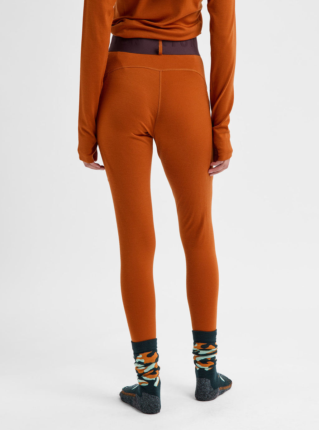Women's Burton Merino Blend Midweight Base Layer Pants - Spiced Chai - Burton Pants Base - alternate view 5