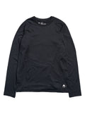 Men's Burton Synthetic Midweight Base Layer Crew - True Black - Burton Crew Neck Base