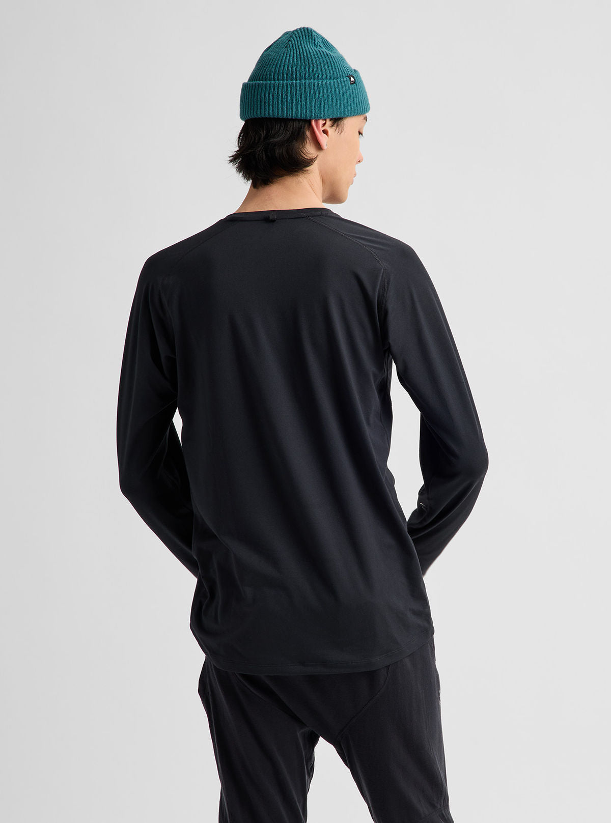 Men's Burton Synthetic Midweight Base Layer Crew - True Black - Burton Crew Neck Base - alternate view 5