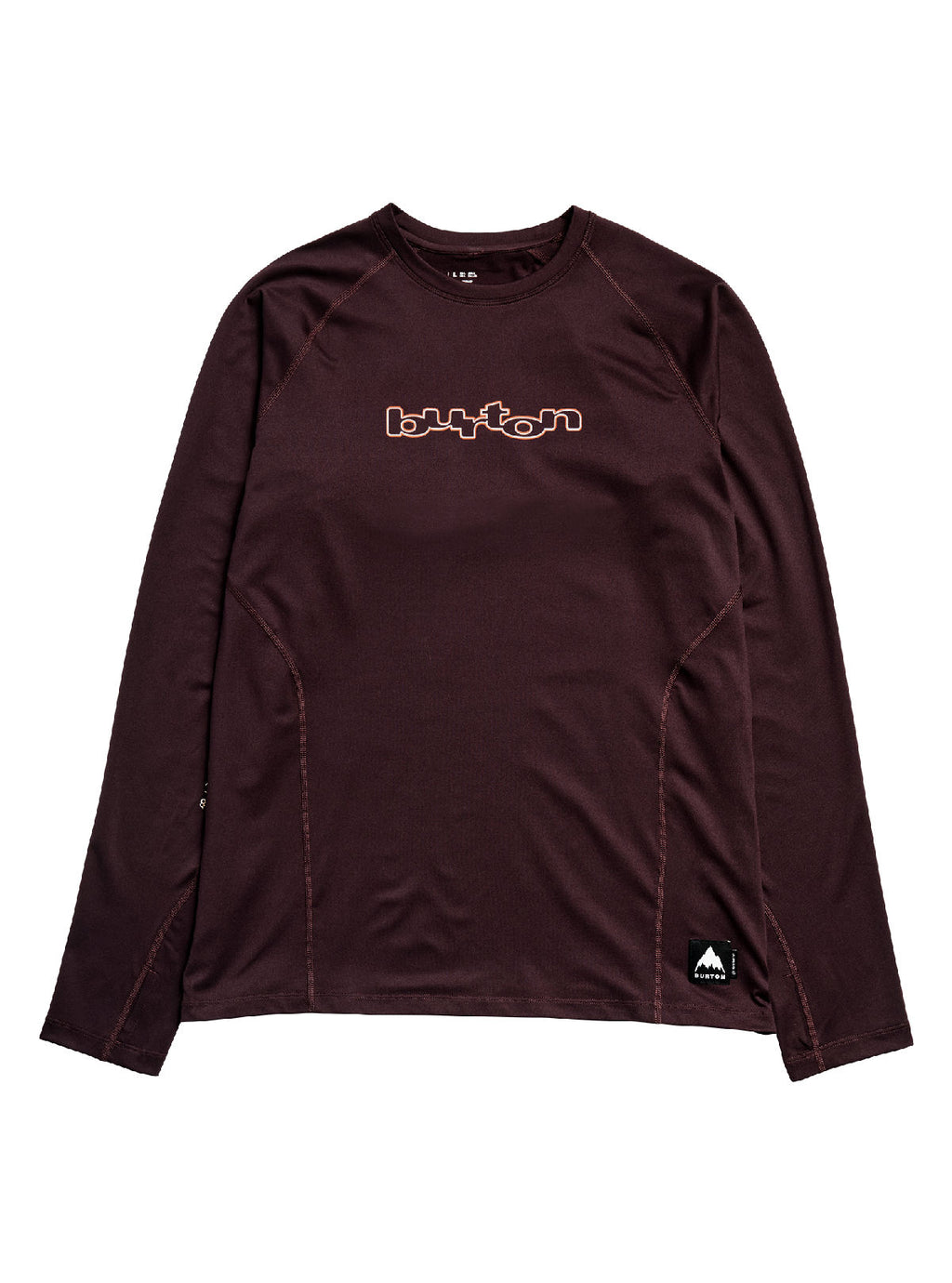 Men's Burton Synthetic Midweight Base Layer Crew - Bear Hug Brown - Burton Crew Neck Base
