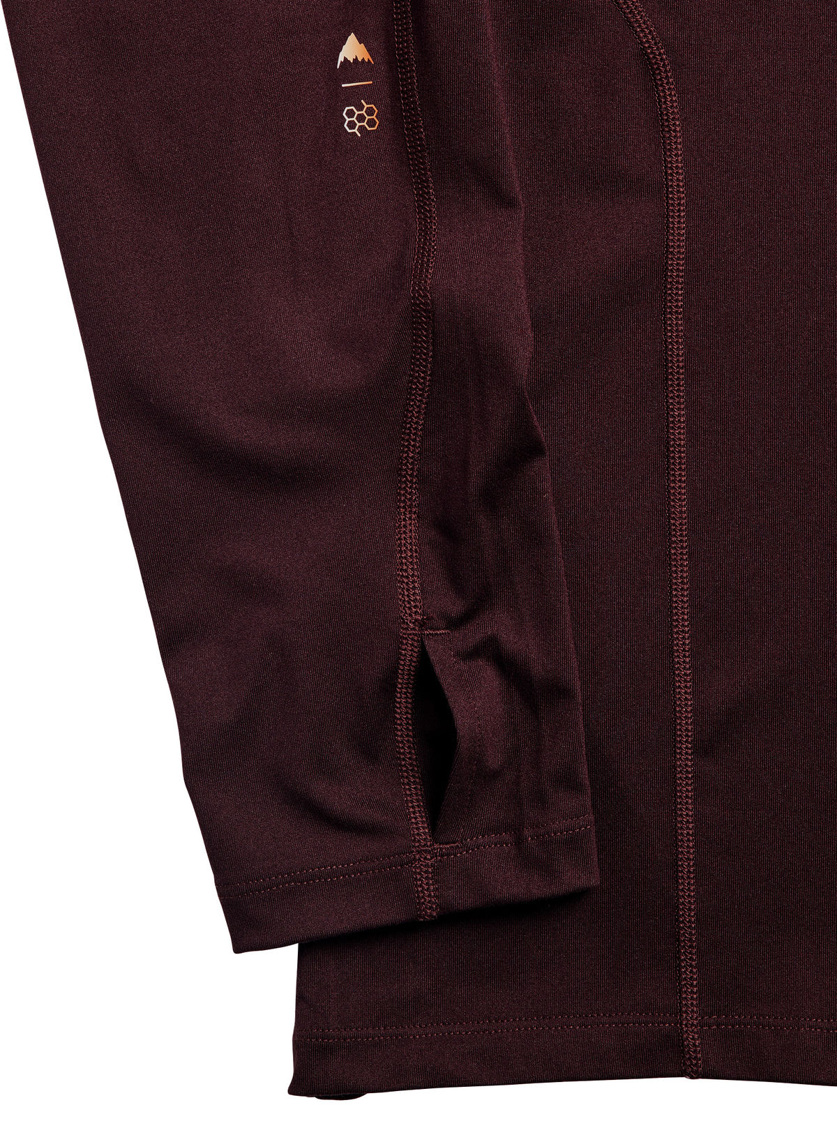 Men's Burton Synthetic Midweight Base Layer Crew - Bear Hug Brown - Burton Crew Neck Base - alternate view 2