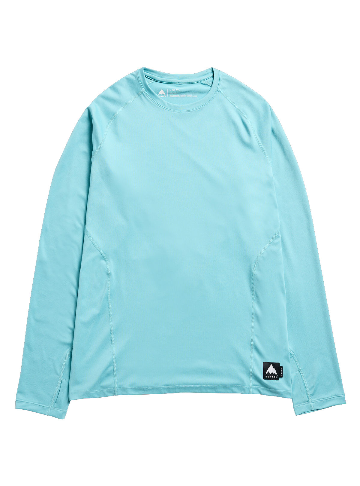 Men's Burton Synthetic Midweight Base Layer Crew - Mineral Blue - Burton Crew Neck Base