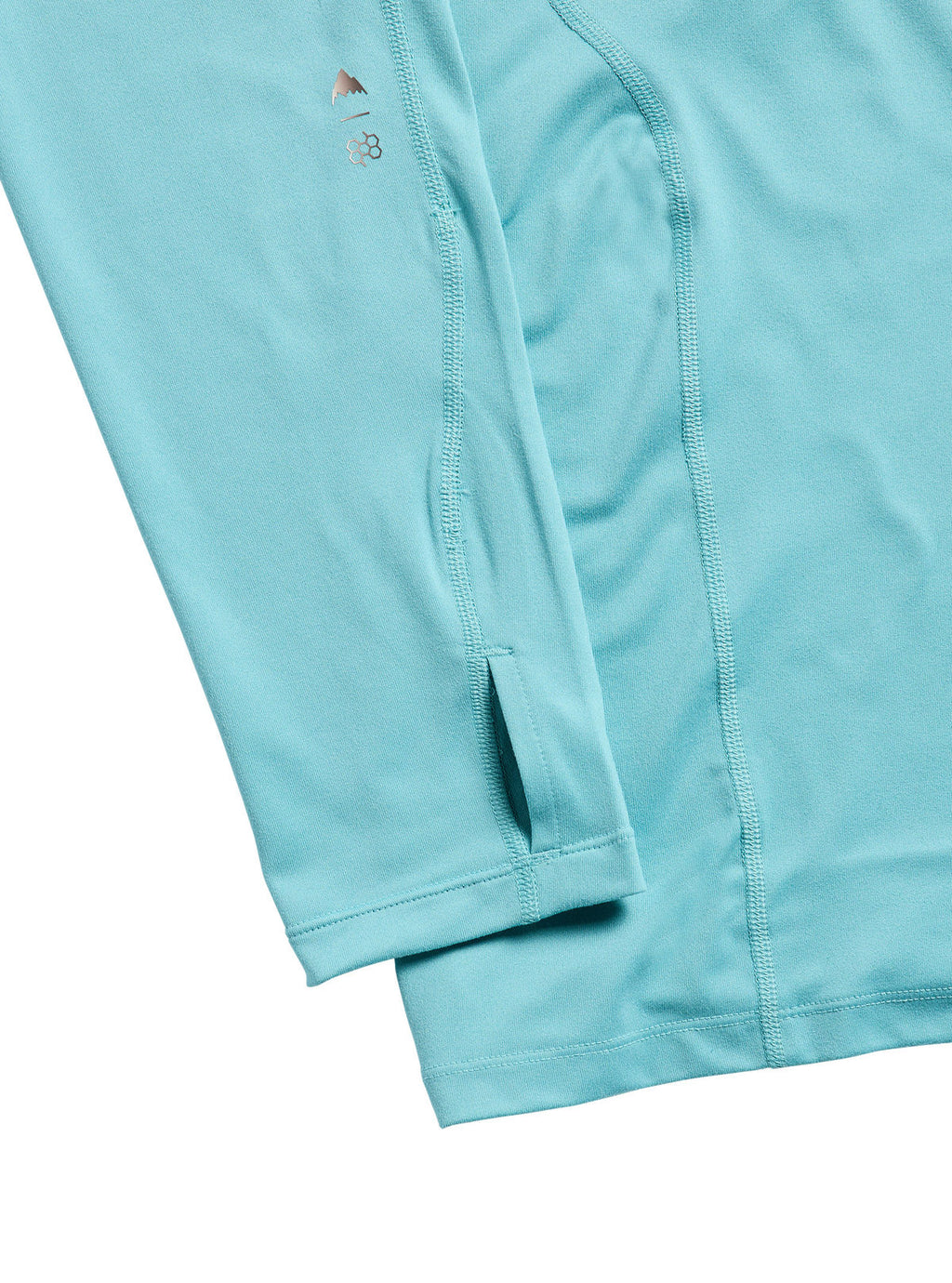 Men's Burton Synthetic Midweight Base Layer Crew - Mineral Blue - Burton Crew Neck Base - alternate view 2