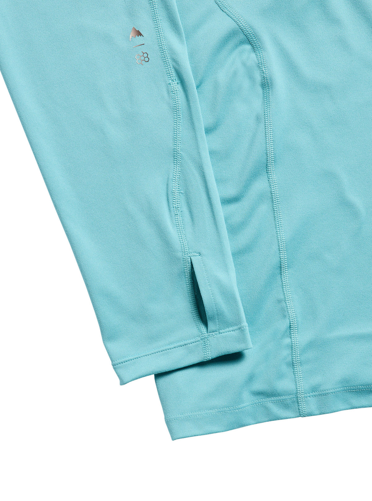 Men's Burton Synthetic Midweight Base Layer Crew - Mineral Blue - Burton Crew Neck Base - alternate view 2