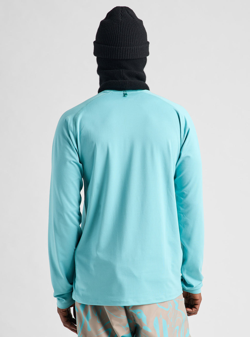 Men's Burton Synthetic Midweight Base Layer Crew - Mineral Blue - Burton Crew Neck Base - alternate view 5