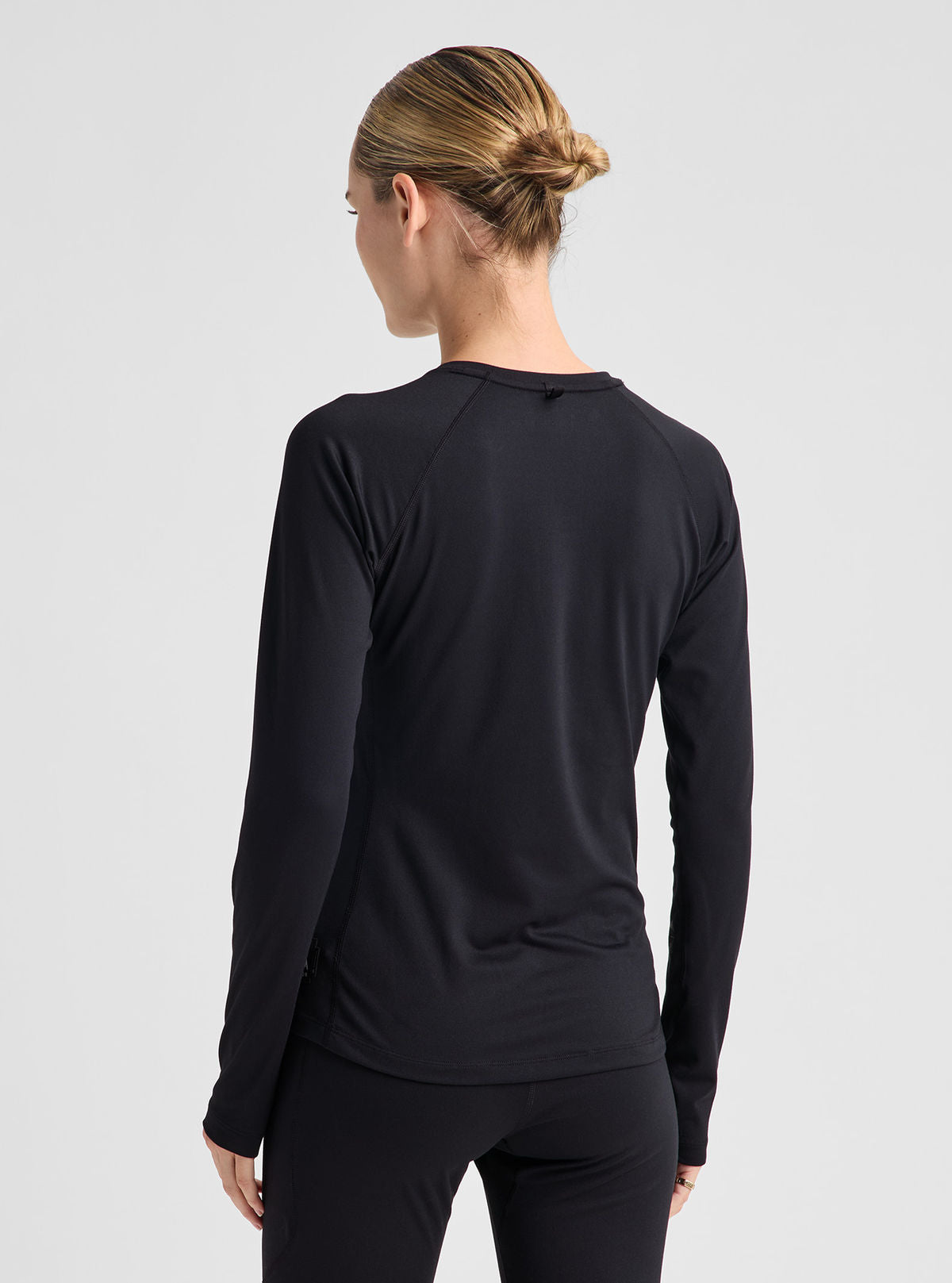 Women's Burton Synthetic Midweight Base Layer Crew - True Black - Burton Crew Neck Base - alternate view 5